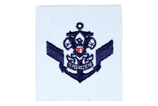 Sea Scout Assistant Crew Leader Patch White Gauze Back
