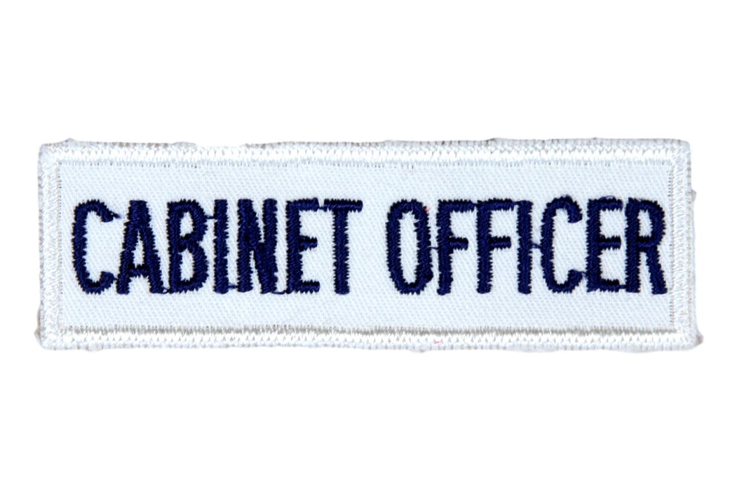 Sea Scout Cabinet Officer Strip