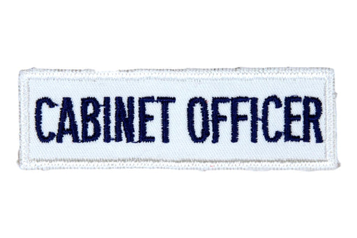 Sea Scout Cabinet Officer Strip