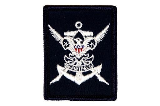 Sea Scout Yoeman Patch Blue Rolled Edge