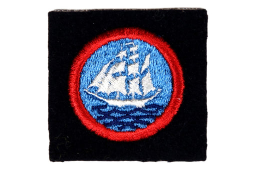 Sea Scout Long Cruise Patch Blue Rolled Edge