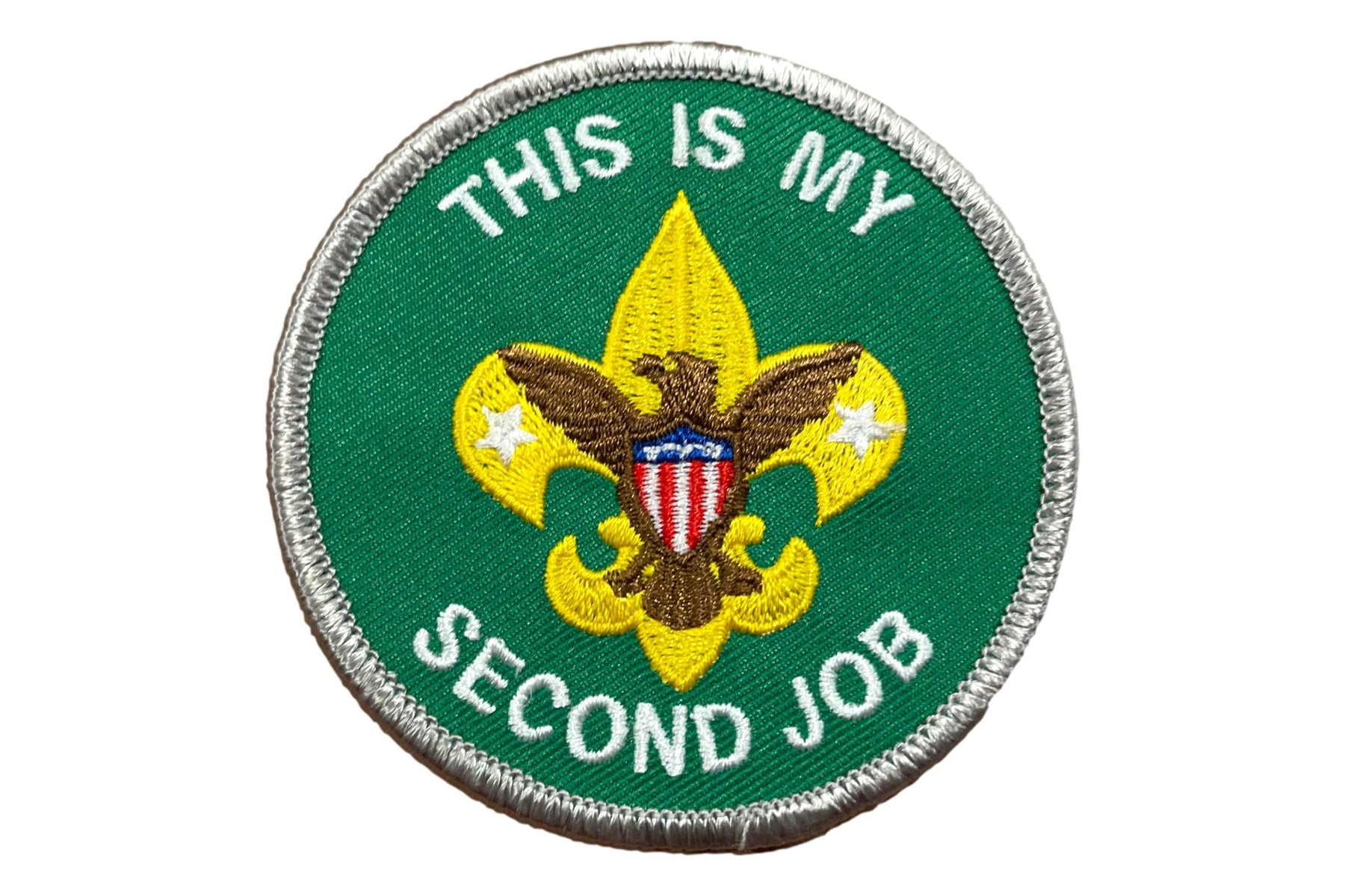 This is My Second Job Spoof Scoutmaster Position Patch