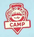 Navajo Lake Camp Patch 1949 - 1950 Felt