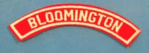 Bloomington Red and White City Strip