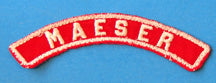 Maeser Red and White City Strip