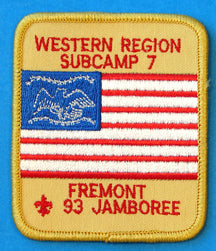 1993 NJ Western Region Subcamp 7 Patch