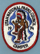 1974 Utah National Parks Camper Patch