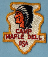 1955 Utah National Parks Camper Patch Camp Maple Dell