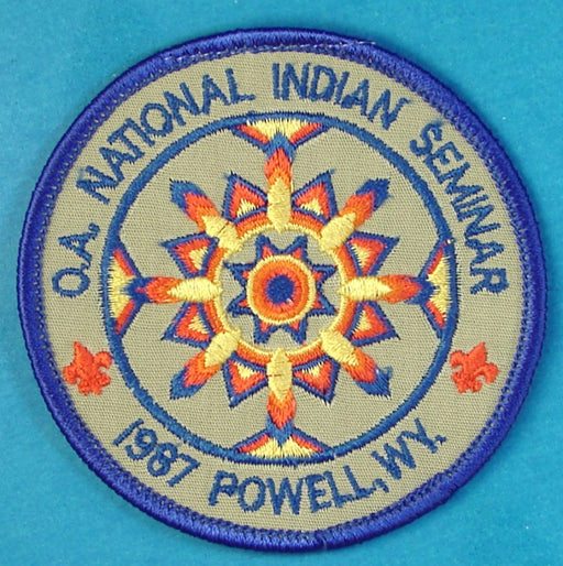 1987 National Indian Seminar Patch