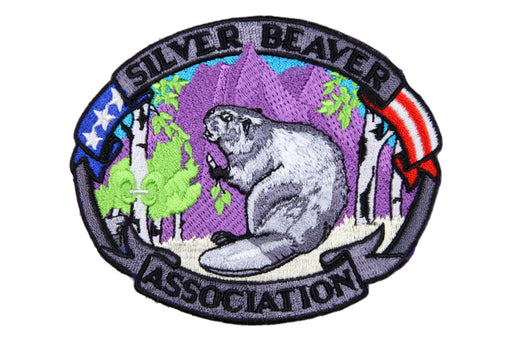 Silver Beaver Association Patch 4"