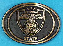 Philmont Scout Ranch National Junior Leader Instructor Camp Staff Belt Buckle