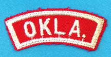 Oklahoma Red and White State Strip