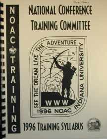 Training Committee 1996 National Order of the Arrow Conference