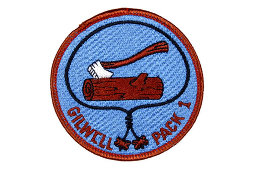 Patch - Axe & Log Gilwell Pack 1
