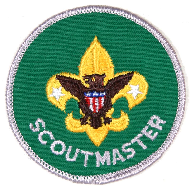 Scoutmaster Patch 1970s Gauze Back