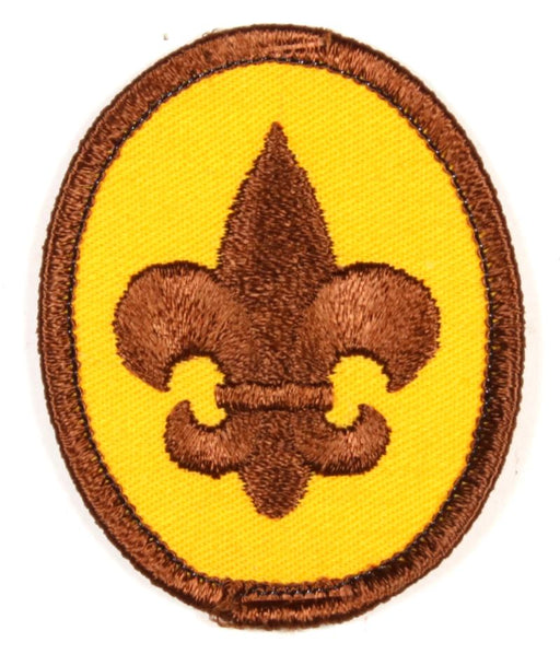 Boy Scout Rank Patch 1970s Clear Plastic Back