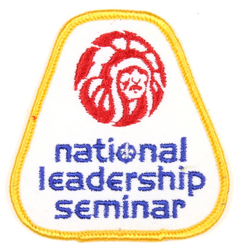 National Leadership Seminar Patch Yellow Border