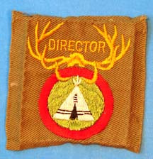 National Camping School Patch 1930s  - 1940s Director