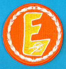 Explorer Blazer Jacket Patch Orange Round