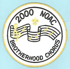 2000 NOAC Brotherhood Chorus Jacket Patch
