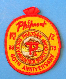 1978 Philmont 40th Anniversary Patch