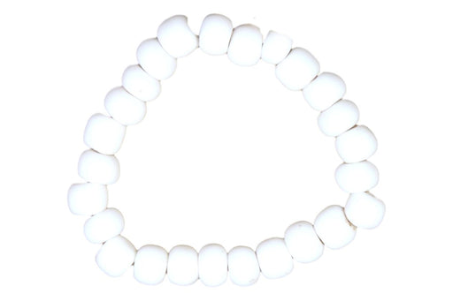 Bead - CZECH Glass Trade Beads White (25)