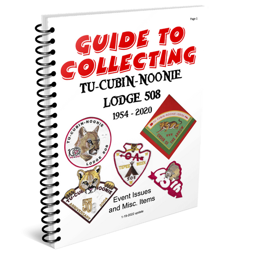 Guide to Collecting - Lodge 508 - Tu-Cubin-Noonie - Events and Misc Items