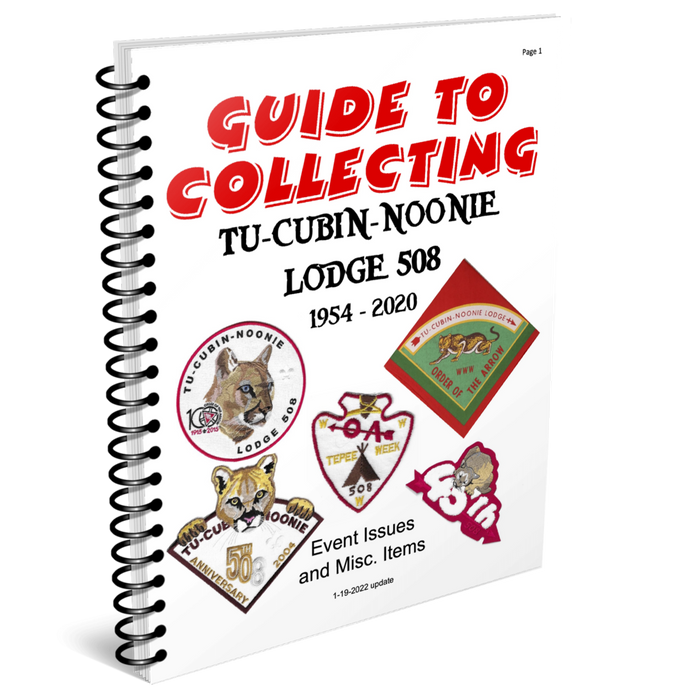 Guide to Collecting - Lodge 508 - Tu-Cubin-Noonie - Events and Misc Items