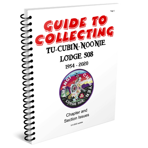 Guide to Collecting - Lodge 508 - Tu-Cubin-Noonie - Chapter Items