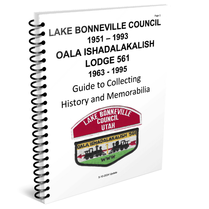 Guide to Collecting Lodge 561 Flaps and Lake Bonneville Council 589 CSPs