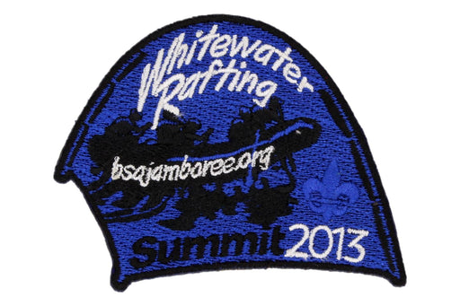 2013 National Jamboree Summit Whitewater Rafting Patch