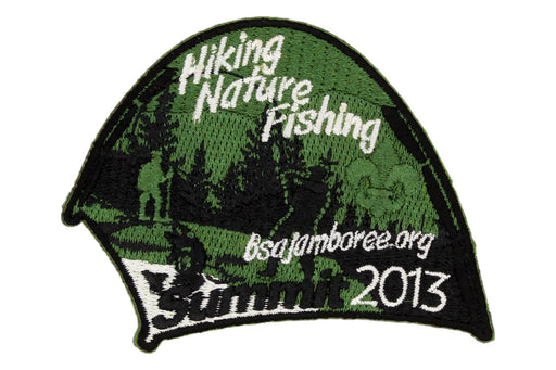 2013 National Jamboree Summit Hiking Nature Fishing Patch