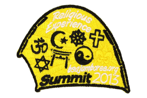 2013 National Jamboree Summit Religious Experience Patch