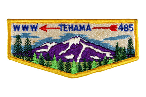 Lodge 485 Tehama Flap S-1.  Purple mountains