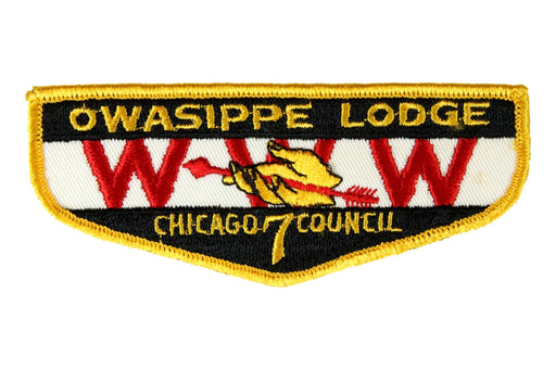 Lodge 7 Owasippe Flap F-?
