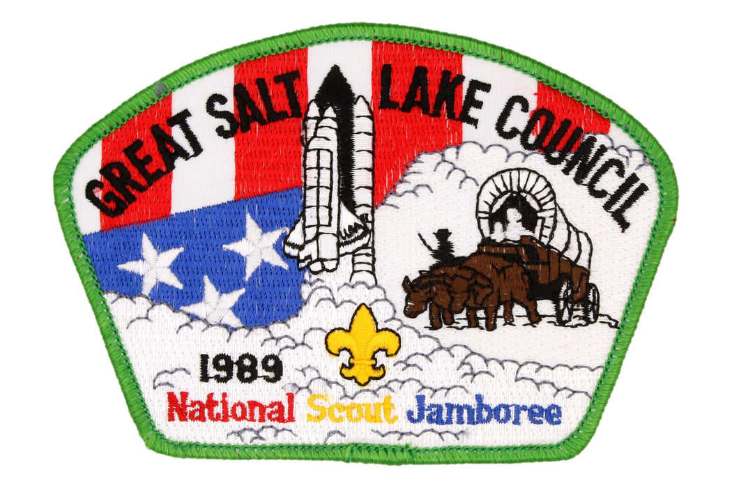 Great Salt Lake JSP 1989 National Scout Jamboree- Green Border