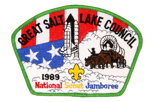 Great Salt Lake JSP 1989 National Scout Jamboree- Green Border