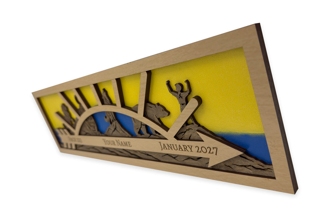 Personalized Arrow of Light Plaque – Wooden Cub Scout Gift