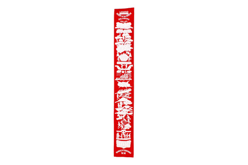 Order of the Arrow Legend Strip - Red Twill / White Embroidery