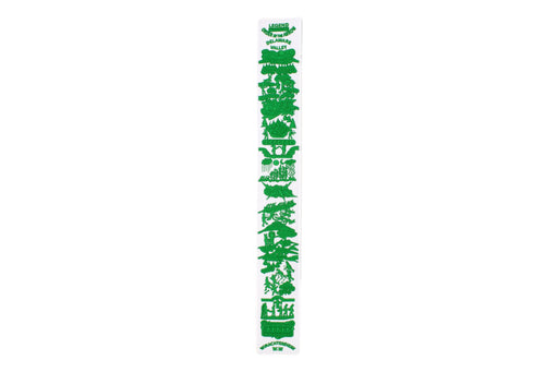 Order of the Arrow Legend Strip - White Twill / Green Embroidery