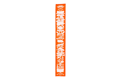 Order of the Arrow Legend Strip - Orange Twill / White Embroidery