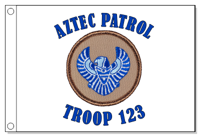 Aztec Thunderbird Patrol Flag