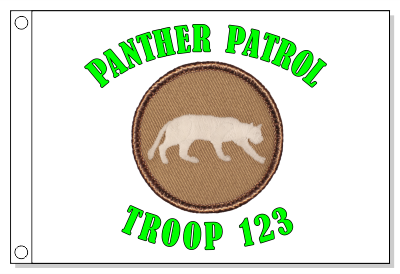 Panther Patrol Flag - Glow