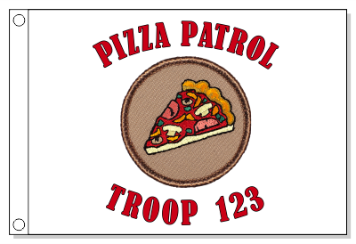 Pizza Patrol Flag