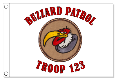 Buzzard Patrol Flag