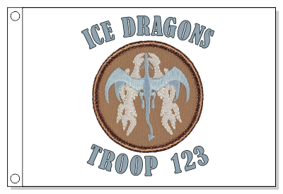 Dragon Patrol Flag - Iced