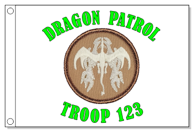 Dragon Patrol Flag - Glow