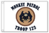 Flying Monkey Patrol Flag -  Navy