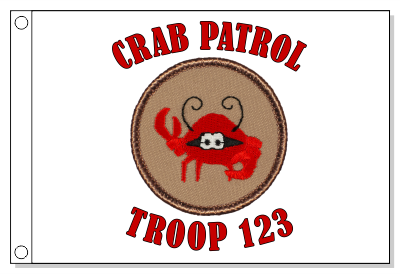 Crab Patrol Flag