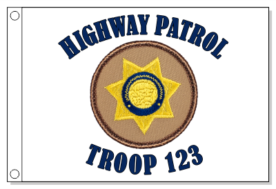 Highway Patrol Patrol Flag